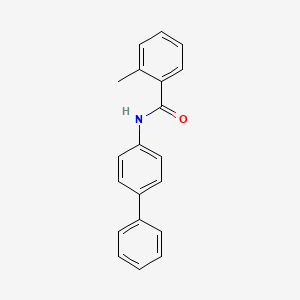 molecular formula C20H17NO B3740664 N-4-biphenylyl-2-methylbenzamide CAS No. 108166-23-0
