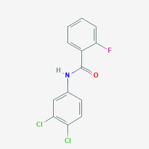 molecular formula C13H8Cl2FNO B374067 N-(3,4-dichlorophenyl)-2-fluorobenzamide CAS No. 313952-50-0