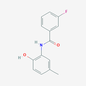 3-fluoro-N-(2-hydroxy-5-methylphenyl)benzamide
