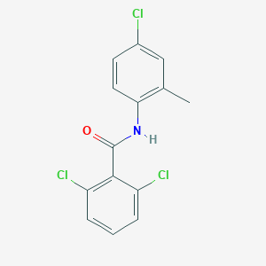 molecular formula C14H10Cl3NO B374071 2,6-Dichloro-N-(4-chloro-2-methylphenyl)benzamide 