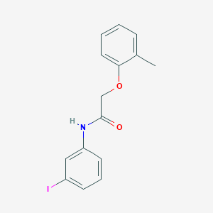 N-(3-iodophenyl)-2-(2-methylphenoxy)acetamide