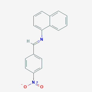 Naphthalen-1-YL-(4-nitro-benzylidene)-amine