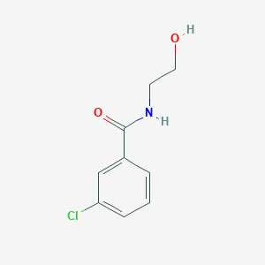 molecular formula C9H10ClNO2 B374079 3-chloro-N-(2-hydroxyethyl)benzamide CAS No. 57728-64-0