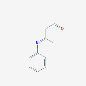 molecular formula C11H13NO B374082 4-苯基亚氨基-2-戊酮 CAS No. 880-12-6