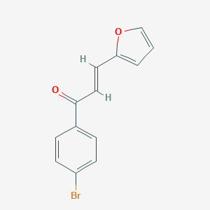 molecular formula C13H9BrO2 B374085 (2E)-1-(4-溴苯基)-3-(呋喃-2-基)丙-2-烯-1-酮 CAS No. 132434-53-8