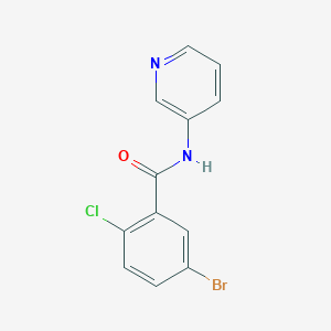 molecular formula C12H8BrClN2O B3740863 5-bromo-2-chloro-N-3-pyridinylbenzamide 