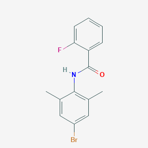 N-(4-bromo-2,6-dimethylphenyl)-2-fluorobenzamide