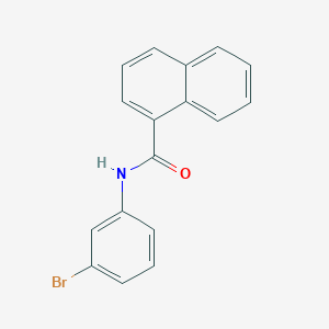 molecular formula C17H12BrNO B374098 N-(3-Bromophenyl)-1-naphthamide 