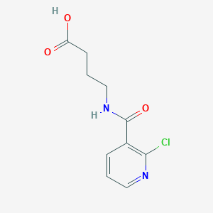 molecular formula C10H11ClN2O3 B374100 4-[(2-Chloro-pyridine-3-carbonyl)amino]butyric acid CAS No. 76980-24-0