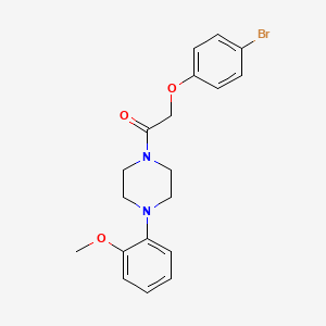 molecular formula C19H21BrN2O3 B3741029 1-[(4-bromophenoxy)acetyl]-4-(2-methoxyphenyl)piperazine 
