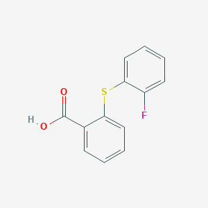 molecular formula C13H9FO2S B374105 2-(2-Fluorophenyl)sulfanylbenzoic acid CAS No. 87033-71-4