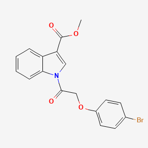 Methyl 1-(2-(4-bromophenoxy)acetyl)-1H-indole-3-carboxylate