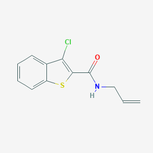 molecular formula C12H10ClNOS B374125 N-allyl-3-chloro-1-benzothiophene-2-carboxamide CAS No. 314028-78-9