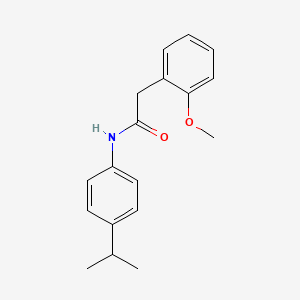 molecular formula C18H21NO2 B3741299 N-(4-isopropylphenyl)-2-(2-methoxyphenyl)acetamide 