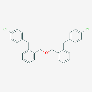 molecular formula C28H24Cl2O B374134 1-(4-Chlorobenzyl)-2-({[2-(4-chlorobenzyl)benzyl]oxy}methyl)benzene 