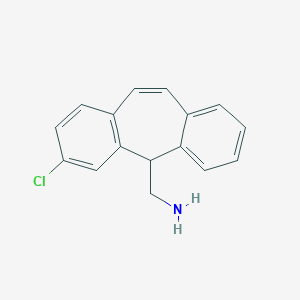 molecular formula C16H14ClN B374143 (3-chloro-5H-dibenzo[a,d]cyclohepten-5-yl)methylamine 