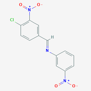 N-(4-chloro-3-nitrobenzylidene)-3-nitroaniline