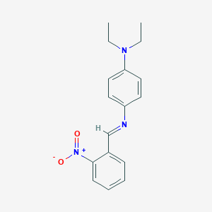 N~1~,N~1~-diethyl-N~4~-(2-nitrobenzylidene)-1,4-benzenediamine