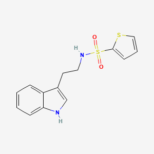molecular formula C14H14N2O2S2 B3741562 N-[2-(1H-indol-3-yl)ethyl]-2-thiophenesulfonamide 