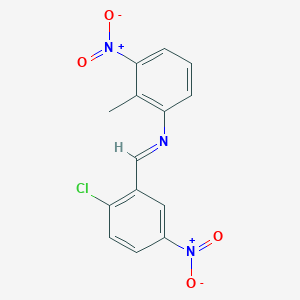 N-(2-chloro-5-nitrobenzylidene)-2-methyl-3-nitroaniline