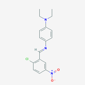 N~1~-(2-chloro-5-nitrobenzylidene)-N~4~,N~4~-diethyl-1,4-benzenediamine