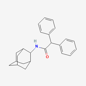 molecular formula C24H27NO B3741666 N-2-adamantyl-2,2-diphenylacetamide 