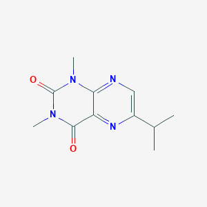 molecular formula C11H14N4O2 B374170 6-isopropyl-1,3-dimethyl-2,4(1H,3H)-pteridinedione 