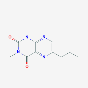molecular formula C11H14N4O2 B374171 1,3-dimethyl-6-propyl-2,4(1H,3H)-pteridinedione 