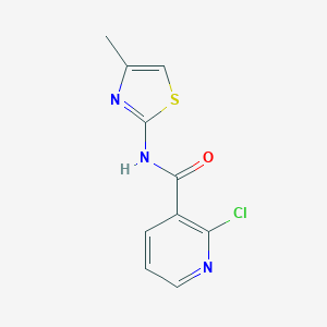 2-chloro-N-(4-methyl-1,3-thiazol-2-yl)pyridine-3-carboxamide