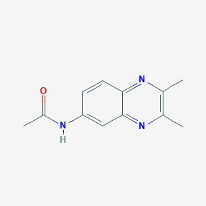 molecular formula C12H13N3O B374175 N-(2,3-dimethylquinoxalin-6-yl)acetamide CAS No. 19031-45-9