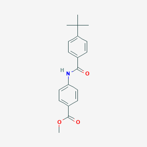 molecular formula C19H21NO3 B374183 Methyl 4-[(4-tert-butylbenzoyl)amino]benzoate CAS No. 303790-73-0