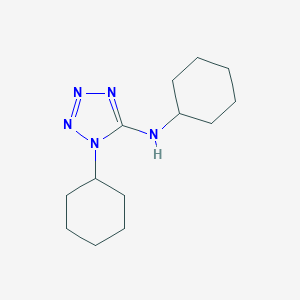 molecular formula C13H23N5 B374187 N,1-dicyclohexyltetrazol-5-amine 
