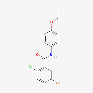 5-bromo-2-chloro-N-(4-ethoxyphenyl)benzamide