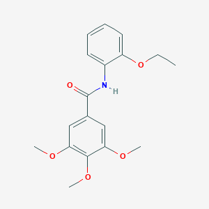 molecular formula C18H21NO5 B374197 N-(2-ethoxyphenyl)-3,4,5-trimethoxybenzamide CAS No. 3940-79-2