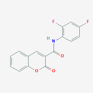 molecular formula C16H9F2NO3 B374198 N-(2,4-Difluorophenyl)-2-oxo-2H-chromene-3-carboxamide CAS No. 302559-64-4
