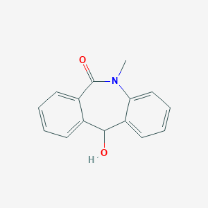 molecular formula C15H13NO2 B374199 11-hydroxy-5-methyl-5,11-dihydro-6H-dibenzo[b,e]azepin-6-one 