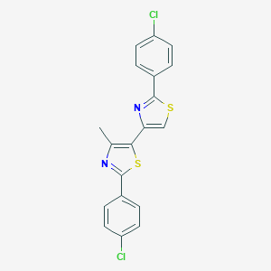 2,2'-Bis(4-chlorophenyl)-4-methyl-4',5-bis[1,3-thiazole]