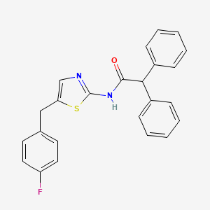 N-[5-(4-fluorobenzyl)-1,3-thiazol-2-yl]-2,2-diphenylacetamide