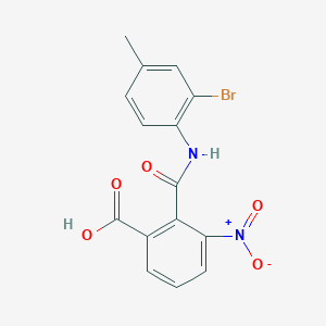 2-{[(2-bromo-4-methylphenyl)amino]carbonyl}-3-nitrobenzoic acid