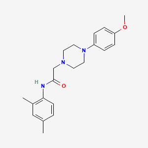 N-(2,4-dimethylphenyl)-2-[4-(4-methoxyphenyl)-1-piperazinyl]acetamide