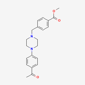 methyl 4-{[4-(4-acetylphenyl)-1-piperazinyl]methyl}benzoate