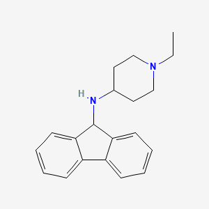 molecular formula C20H24N2 B3742256 1-ethyl-N-9H-fluoren-9-yl-4-piperidinamine 
