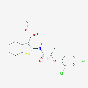 Ethyl 2-{[2-(2,4-dichlorophenoxy)propanoyl]amino}-4,5,6,7-tetrahydro-1-benzothiophene-3-carboxylate