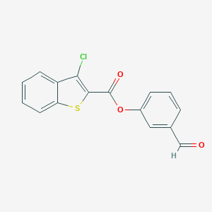 3-Formylphenyl 3-chloro-1-benzothiophene-2-carboxylate