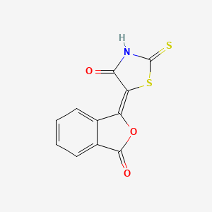 5-(3-oxo-2-benzofuran-1(3H)-ylidene)-2-thioxo-1,3-thiazolidin-4-one