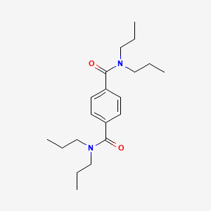 molecular formula C20H32N2O2 B3742368 N,N,N',N'-tetrapropylterephthalamide 