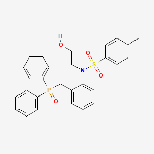 N-{2-[(diphenylphosphoryl)methyl]phenyl}-N-(2-hydroxyethyl)-4-methylbenzenesulfonamide