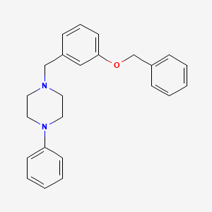 1-[3-(benzyloxy)benzyl]-4-phenylpiperazine