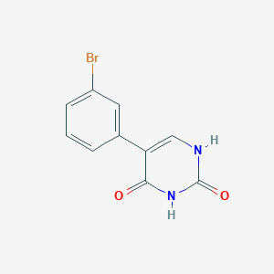 molecular formula C10H7BrN2O2 B374244 5-(3-bromophenyl)-2,4(1H,3H)-pyrimidinedione 