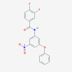 molecular formula C19H12F2N2O4 B3742463 3,4-difluoro-N-(3-nitro-5-phenoxyphenyl)benzamide 